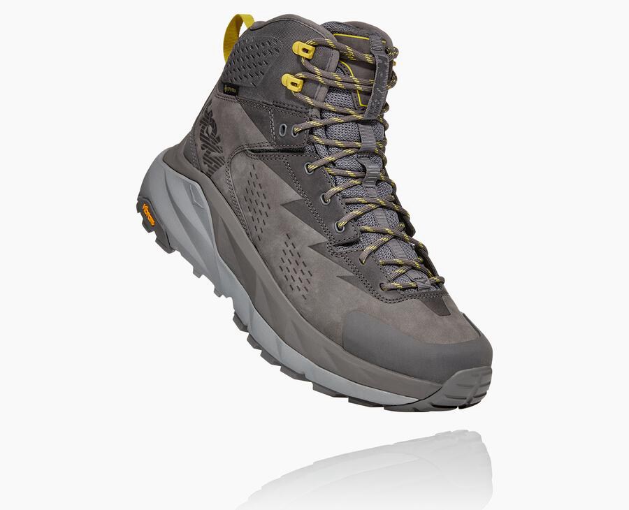 Botas De Montaña Hoka One One Hombre Grises - Kaha Gore-Tex - MNDG30258